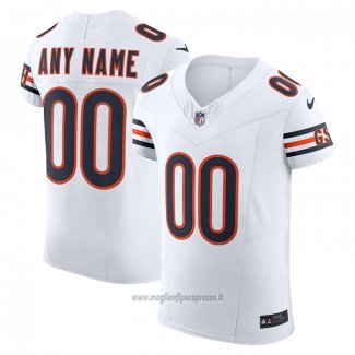 Maglia NFL Elite Chicago Bears Vapor F.U.S.E. Personalizzate Bianco
