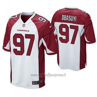 Maglia NFL Game Arizona Cardinals Owen Obasuyi Bianco