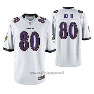 Maglia NFL Game Baltimore Ravens Jaleon Acklin Bianco