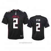 Maglia NFL Game Bambino Atlanta Falcons Matt Ryan 2020 Nero