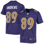 Maglia NFL Game Bambino Baltimore Ravens Mark Andrews Viola Color Rush