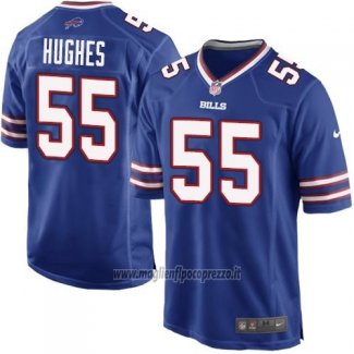 Maglia NFL Game Bambino Buffalo Bills Hughes Blu