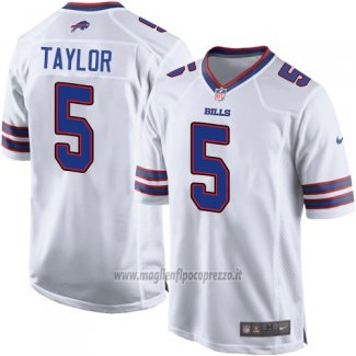 Maglia NFL Game Bambino Buffalo Bills Taylor Bianco