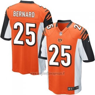 Maglia NFL Game Bambino Cincinnati Bengals Bernard Arancione