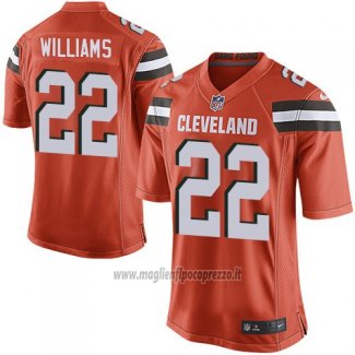 Maglia NFL Game Bambino Cleveland Browns Williams Arancione