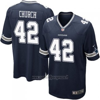 Maglia NFL Game Bambino Dallas Cowboys Church Nero