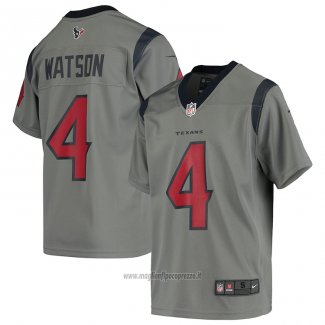Maglia NFL Game Bambino Houston Texans Deshaun Watson Inverted Grigio