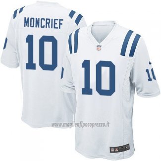 Maglia NFL Game Bambino Indianapolis Colts Moncrief Bianco