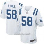 Maglia NFL Game Bambino Indianapolis Colts T.cole Bianco