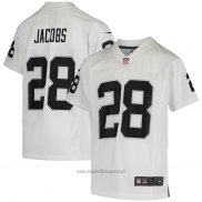 Maglia NFL Game Bambino Las Vegas Raiders Josh Jacobs Bianco