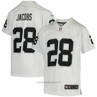 Maglia NFL Game Bambino Las Vegas Raiders Josh Jacobs Bianco