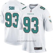Maglia NFL Game Bambino Miami Dolphins Suh Bianco