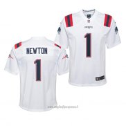Maglia NFL Game Bambino New England Patriots Cam Newton 2020 Bianco