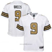 Maglia NFL Game Bambino New Orleans Saints Drew Brees Bianco Color Rush