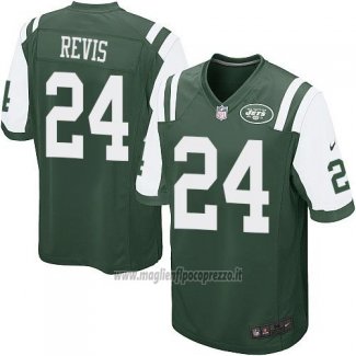 Maglia NFL Game Bambino New York Jets Revis Verde