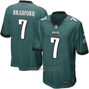 Maglia NFL Game Bambino Philadelphia Eagles Bradford Verde Scuro