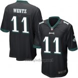 Maglia NFL Game Bambino Philadelphia Eagles Wentz Nero