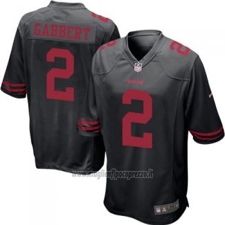 Maglia NFL Game Bambino San Francisco 49ers Gabbert Nero