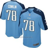 Maglia NFL Game Bambino Tennessee Titans Conklin Blu