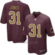 Maglia NFL Game Bambino Washington Commanders Jones Marrone