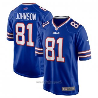 Maglia NFL Game Buffalo Bills Keesean Johnson Blu