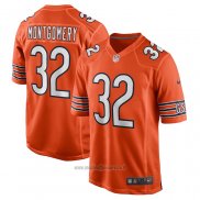 Maglia NFL Game Chicago Bears David Montgomery Alternato Arancione