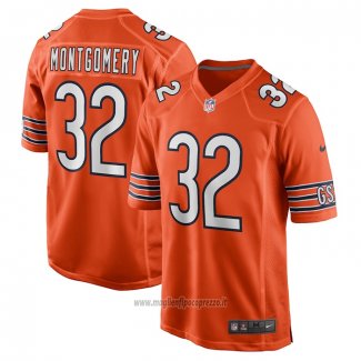 Maglia NFL Game Chicago Bears David Montgomery Alternato Arancione