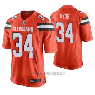 Maglia NFL Game Cleveland Browns Carlos Hyde Arancione