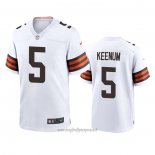 Maglia NFL Game Cleveland Browns Case Keenum Bianco