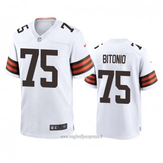 Maglia NFL Game Cleveland Browns Joel Bitonio 2020 Bianco
