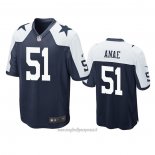 Maglia NFL Game Dallas Cowboys Bradlee Anae Alternato Blu