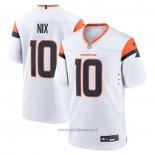 Maglia NFL Game Denver Broncos Bo Nix Bianco