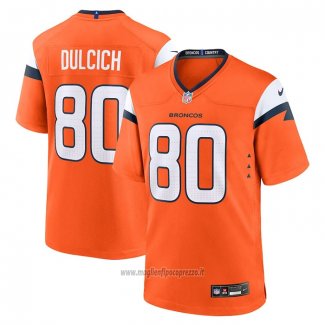 Maglia NFL Game Denver Broncos Greg Dulcich Arancione