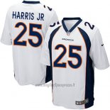 Maglia NFL Game Denver Broncos Harris Jr Bianco