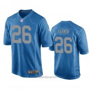 Maglia NFL Game Detroit Lions Duron Harmon Throwback Blu