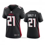 Maglia NFL Game Donna Atlanta Falcons Todd Gurley Ii 2020 Nero