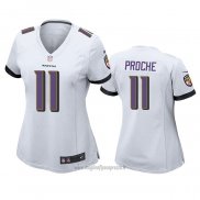 Maglia NFL Game Donna Baltimore Ravens James Proche Bianco