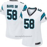 Maglia NFL Game Donna Carolina Panthers Davis Sr Bianco