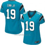 Maglia NFL Game Donna Carolina Panthers Ginn Jr Blu
