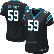 Maglia NFL Game Donna Carolina Panthers Kuechly Nero