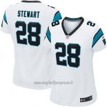 Maglia NFL Game Donna Carolina Panthers Stewart Bianco