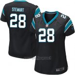 Maglia NFL Game Donna Carolina Panthers Stewart Nero