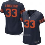 Maglia NFL Game Donna Chicago Bears Langford Blu