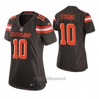 Maglia NFL Game Donna Cleveland Browns Jaelen Strong Marrone