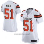 Maglia NFL Game Donna Cleveland Browns Mingo Bianco
