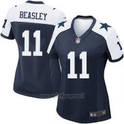 Maglia NFL Game Donna Dallas Cowboys Beasley Blu Bianco