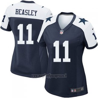 Maglia NFL Game Donna Dallas Cowboys Beasley Blu Bianco