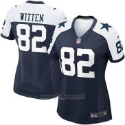 Maglia NFL Game Donna Dallas Cowboys Witten Blu Bianco