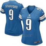 Maglia NFL Game Donna Detroit Lions Stafford Blu