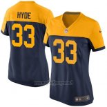 Maglia NFL Game Donna Green Bay Packers Hyde Nero Giallo